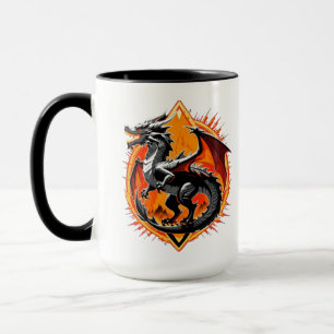 Dragon’s Wrath: The Samurai Awakens / Vintage Art Mug