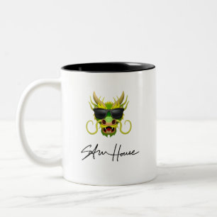 Dragon Sam House Two-Tone Coffee Mug