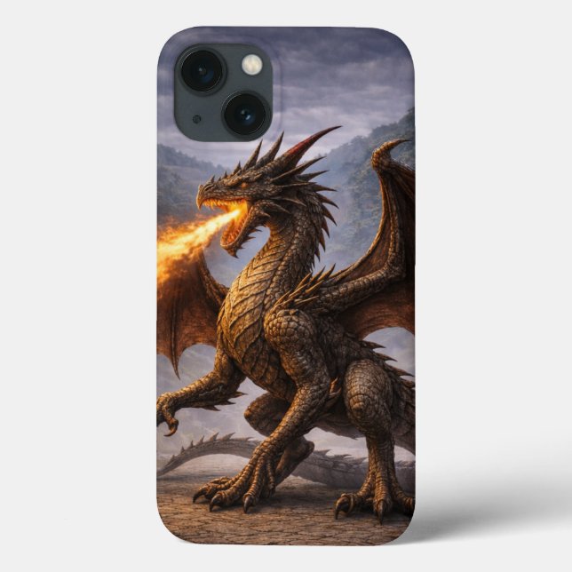 Dragon Scale Pattern Phone Case (Back)