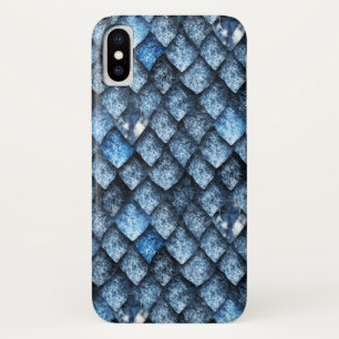 Dragon scales / blue gems Case-Mate iPhone case
