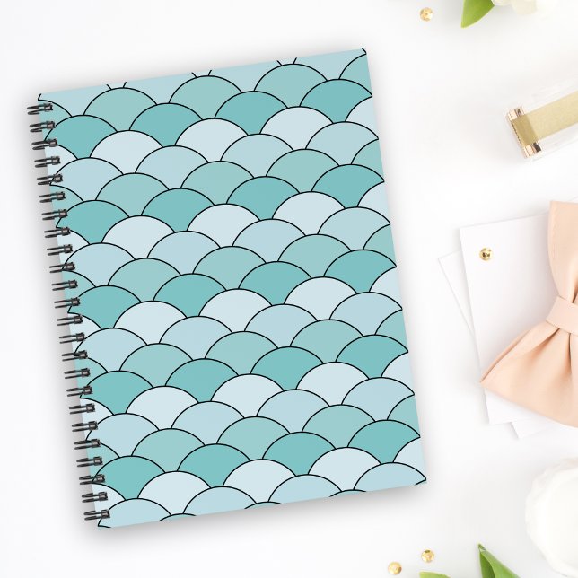 Dragon Scales, Fans, Waves, Seigaiha, Blue Planner (Creator Uploaded)
