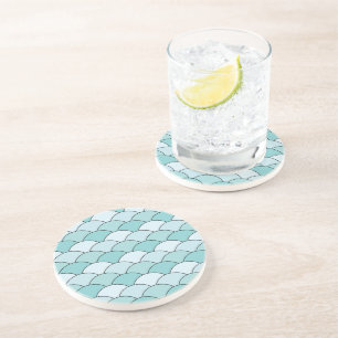Dragon Scales, Fans, Waves, Seigaiha, Orange Coaster