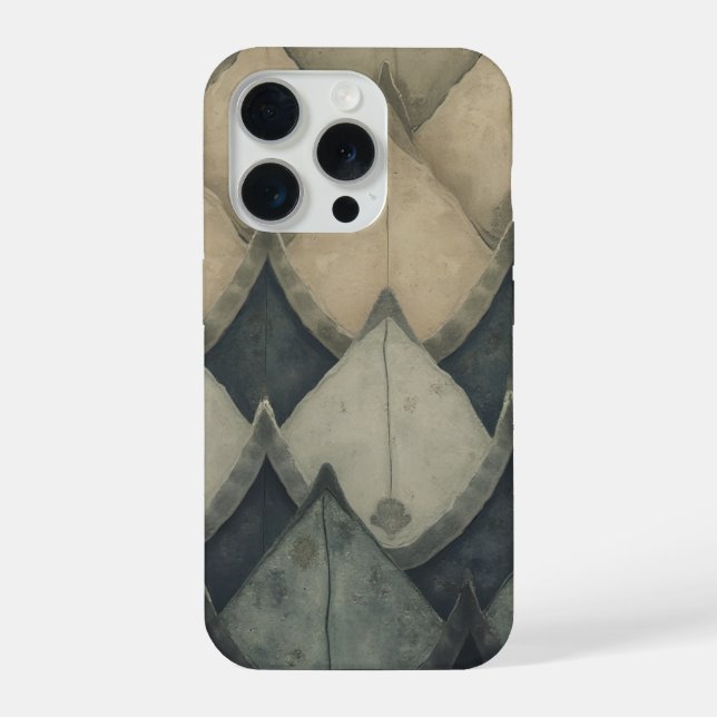 Dragon scales iPhone case (Back)