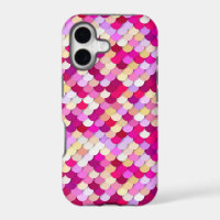 "Dragon Scales" - magenta, pink and gold