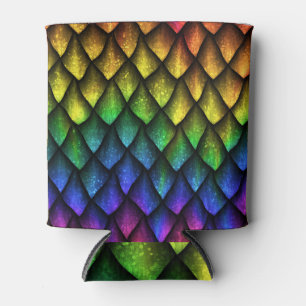 Dragon scales seamless 3D texture. Can Cooler