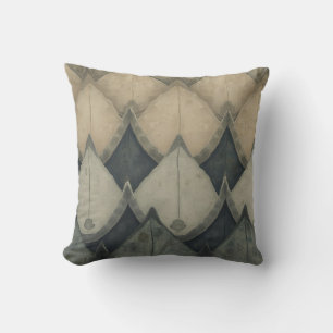 Dragon scales throw pillow