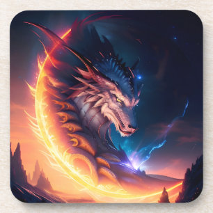 Dragon Scape Fire Night Coaster
