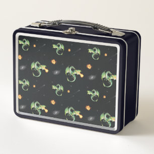 Dragon Seamless Pattern  Metal Lunch Box