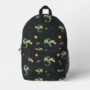 Dragon Seamless Pattern  Printed Backpack
