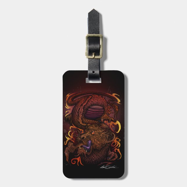 Dragon (Signature Design) Luggage Tag (Front Vertical)
