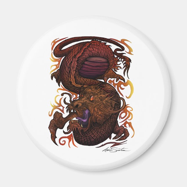 Dragon (Signature Design) Magnet (Front)