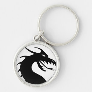 Dragon Silhouette Keychain