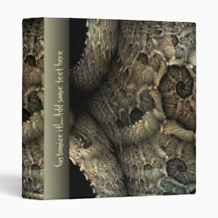 Dragon Skin Fractal Art 1.4" Binder