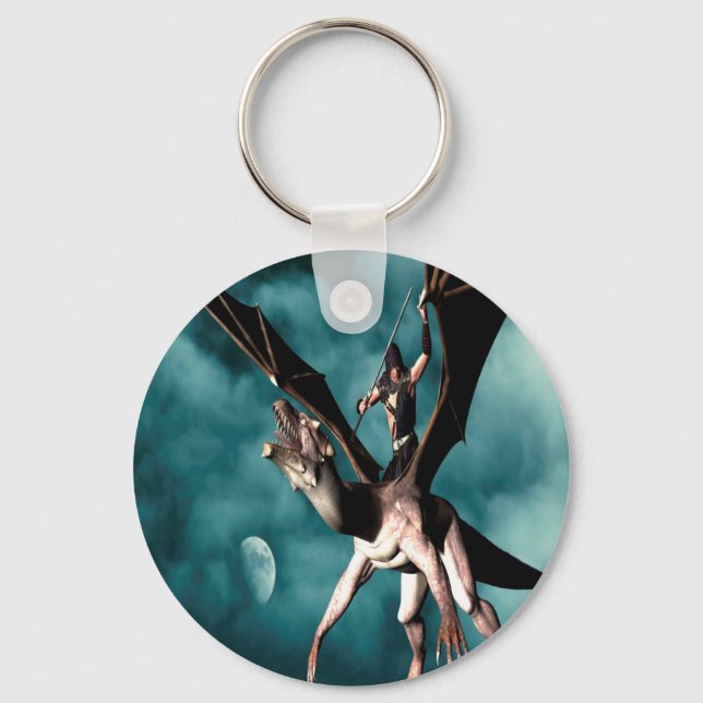 Dragon Sky Warrior Keychain (Front)