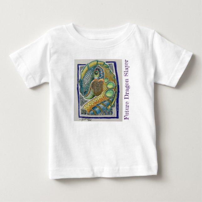 Dragon Slayer Baby Romper (Front)