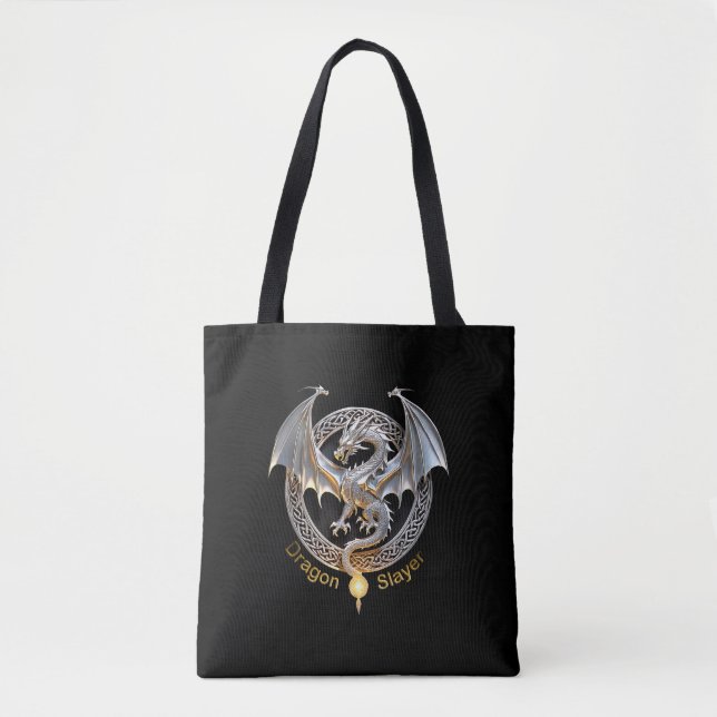 Dragon Slayer Tote Bag (Front)