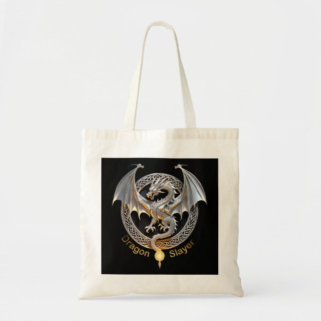 Dragon Slayer Tote Bag (Front)