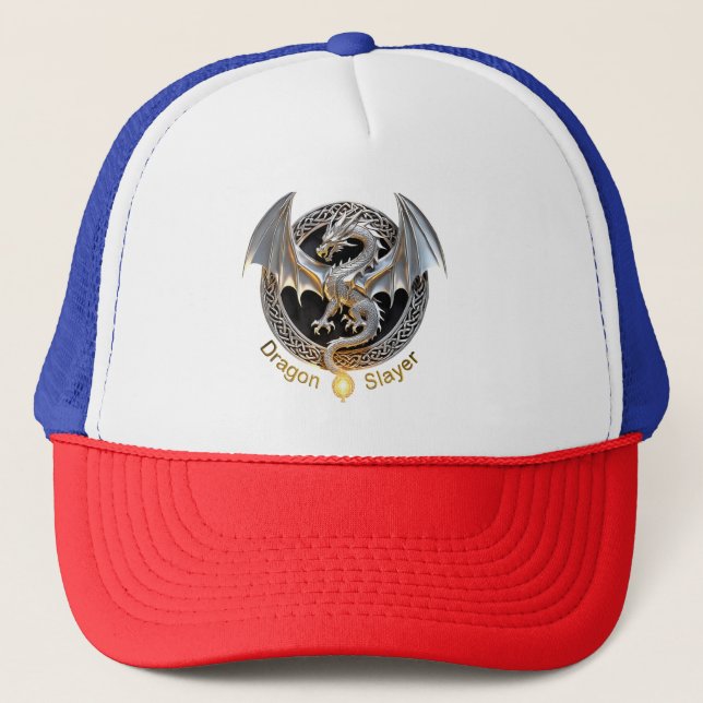 Dragon Slayer Trucker Hat (Front)