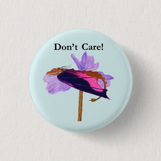 Dragon Sleeping 1 Inch Round Button (Front)