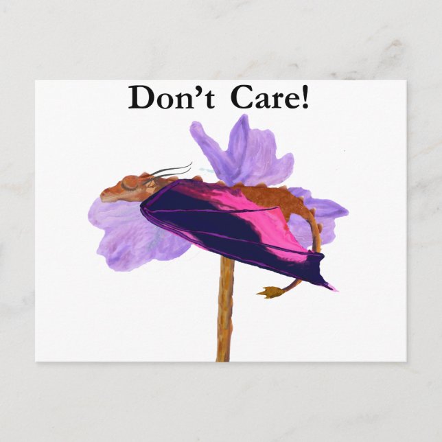 Dragon Sleeping Postcard (Front)