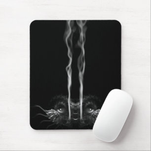 Dragon Smoke Black Mouse Pad