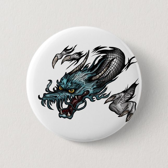 Dragon Soar 2 Inch Round Button (Front)