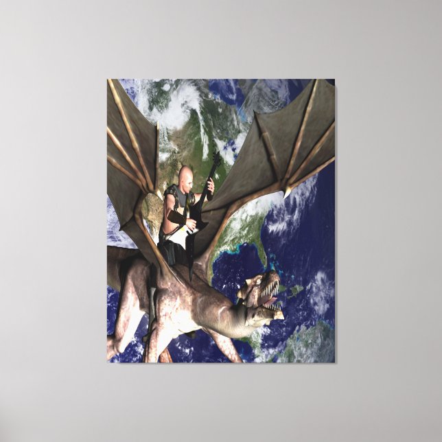 Dragon Song 2 Canvas Print (Front)