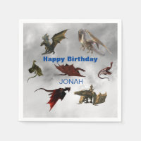 Dragon Species Fun Fantasy Personalized Birthday