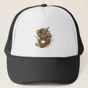 Dragon Steampunk Art Trucker Hat