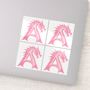 Dragon Styled Letter A, Dragon Alphabet, Monogram