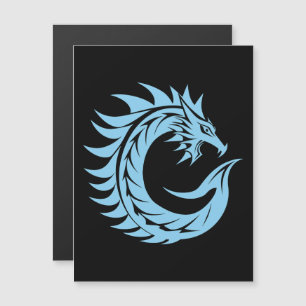 Dragon Styled Letter C, Dragon Alphabet, Monogram Magnetic Invitation