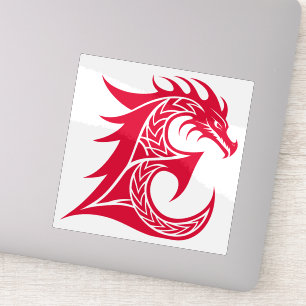 Dragon Styled Letter E, Dragon Alphabet, Monogram