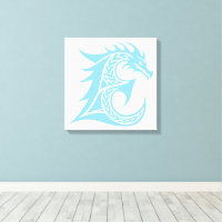 Dragon Styled Letter E, Dragon Alphabet, Monogram