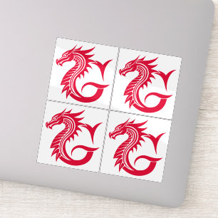 Dragon Styled Letter G, Dragon Alphabet, Monogram