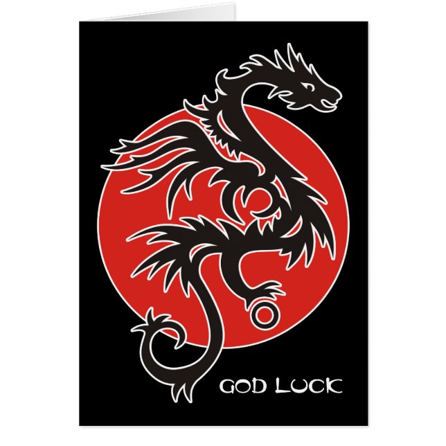 Dragon Sun - black red white + your ideas (Front)