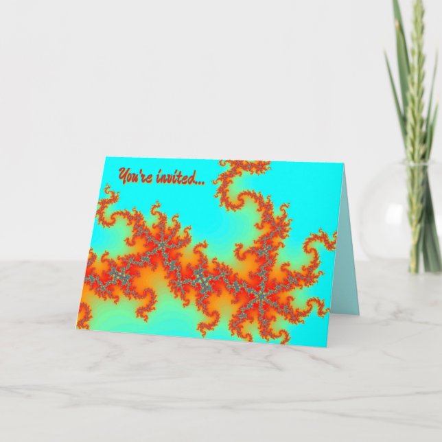 Dragon Tails New Year's Party Invitation (Front)