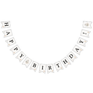 Dragon Theme Birthday Party Bunting Flags