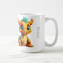 Dragon-Themed Kids Drinking Mug