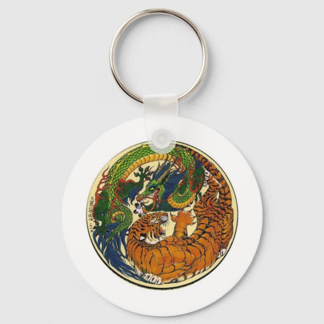 DRAGON TIGER KEYCHAIN (Front)