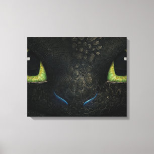 Dragon toothless Premium Wrapped Canvas (Gloss)
