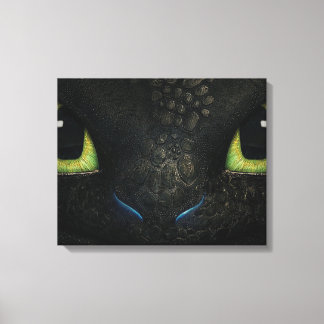 Dragon toothless Premium Wrapped Canvas (Gloss)