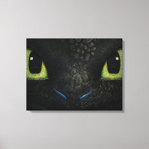Dragon toothless Premium Wrapped Canvas (Gloss)