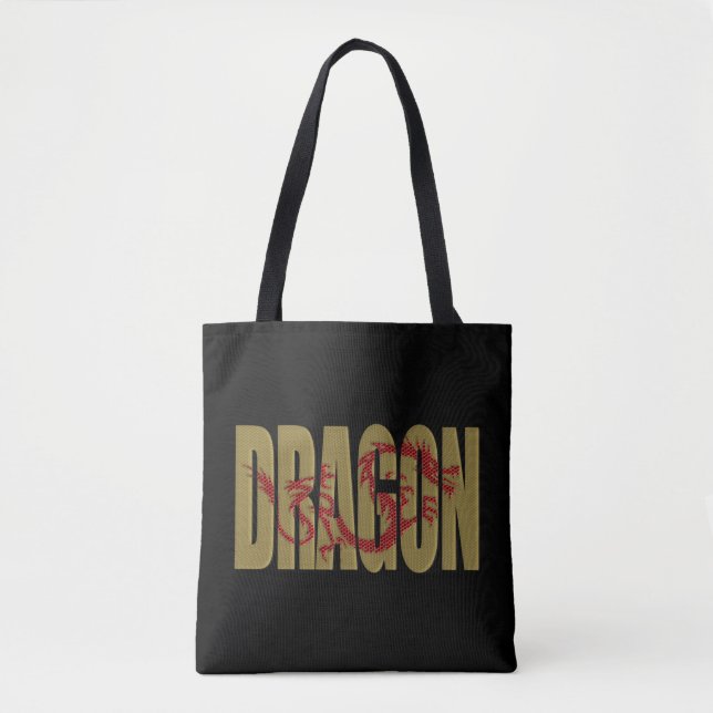dragon tote bag (Front)