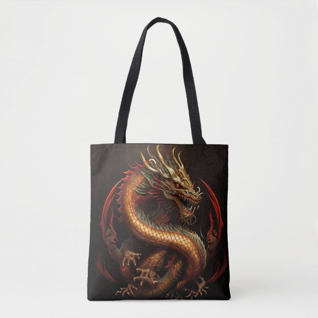 Dragon  tote bag (Front)