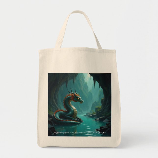 Dragon  tote bag (Front)