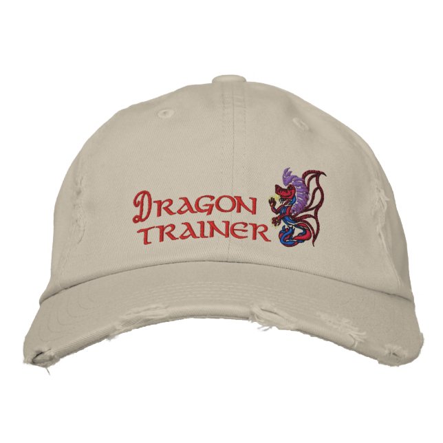 Dragon trainer embroidered hat (Front)