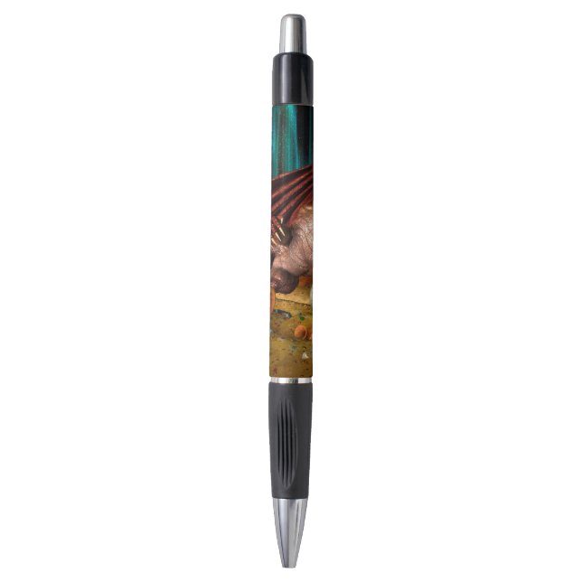 Dragon Treasure Pen (Front Vertical)