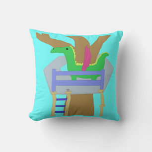 Dragon Treehouse pillow