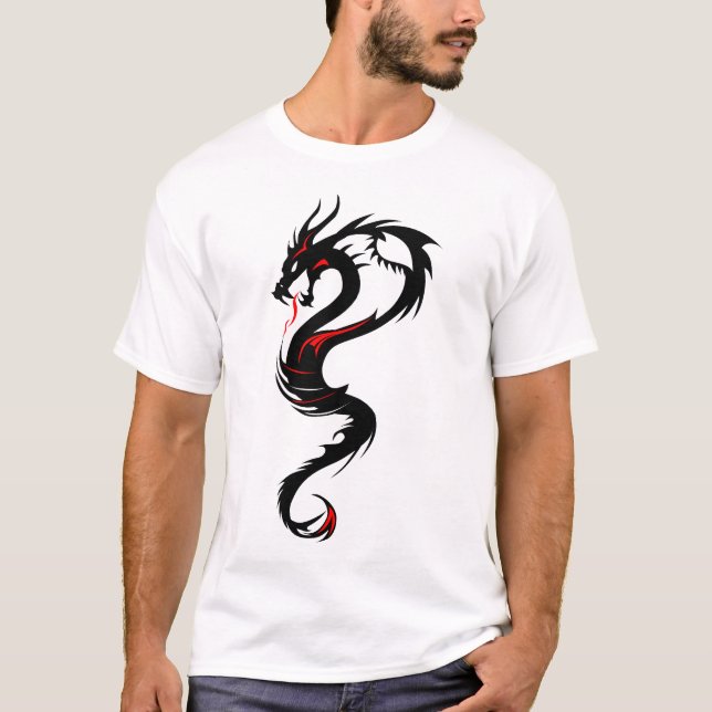 dragon_tribal_tattoo_form_2004_oooooooo_y T-Shirt (Front)