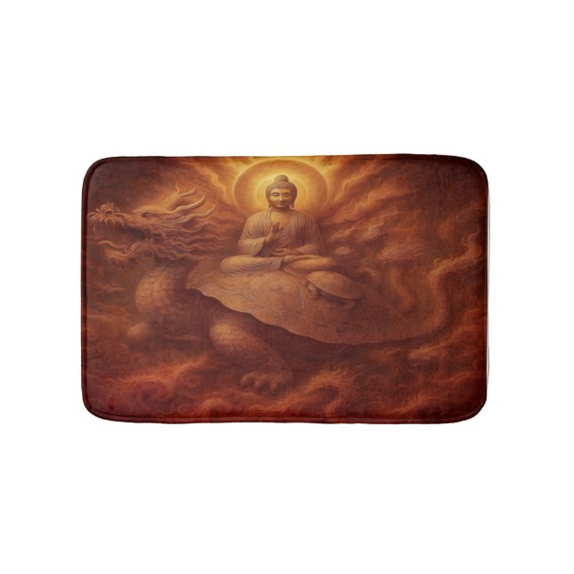 Dragon Turtle Bath Mat (Front)